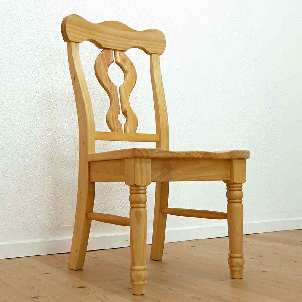 無垢ダイニングチェア｜パイン材椅子座面高さ42cm｜パインファクトリー