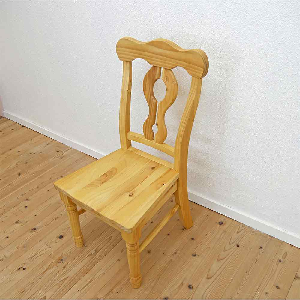 無垢ダイニングチェア｜パイン材椅子座面高さ42cm｜パインファクトリー