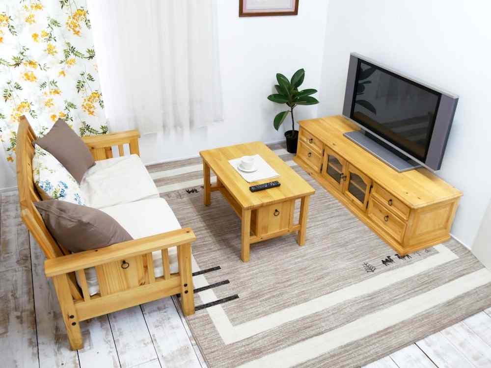 カントリーテレビ台50インチ対応｜幅150cm｜パインファクトリー