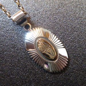 ナバホ Kee・Nez キー・ネズ サンバースト×14Kゴールドサンフェイス TOP