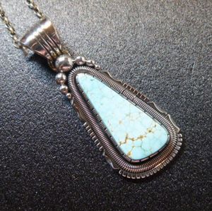 NAVAJO delbert vandever ナンバーエイト ペンダントトップ ナバホ Wil