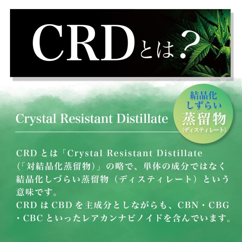 CBD ディスティレート 原料