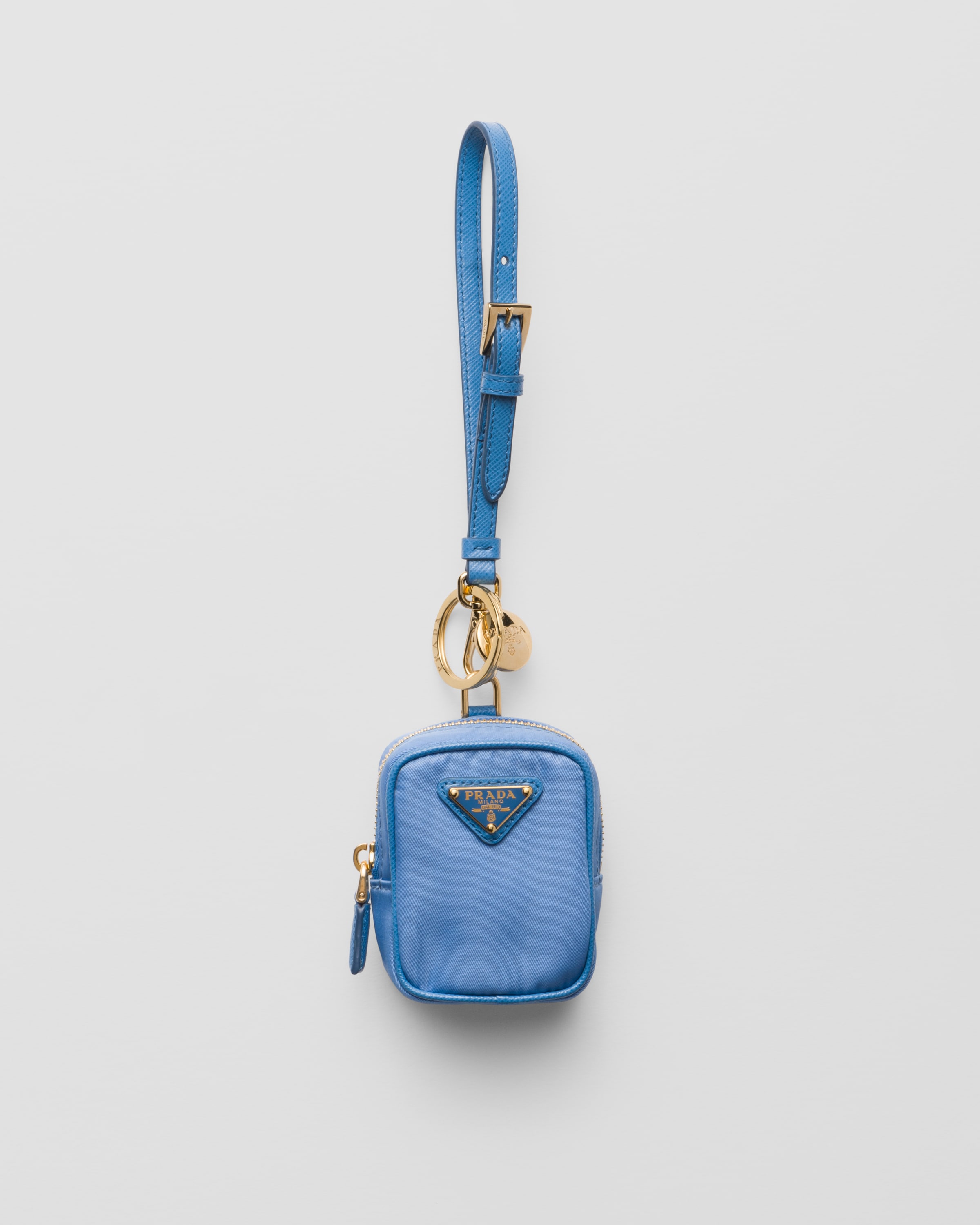 Wave Prada Re-edition 1978 Re-nylon Mini-pouch With Keychain | PRADA