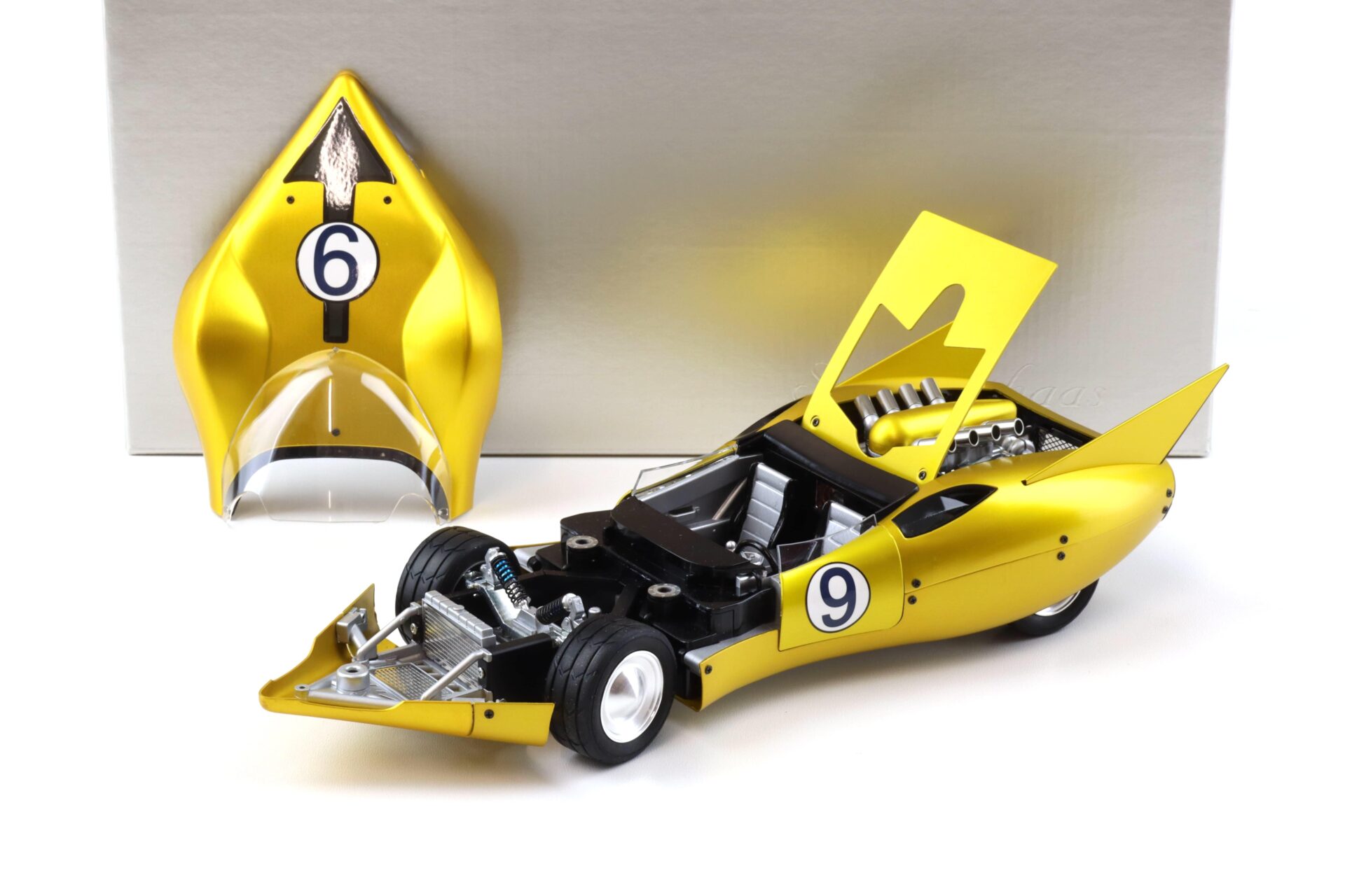 1:18 Schwyn Haas Aluminium Body Hamilton Speed Racer Shooting Star