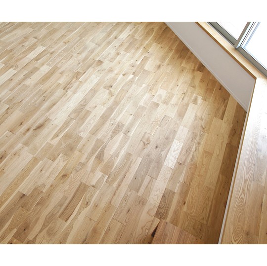 ナラ （オーク）ワイドラスティック ユニ 無塗装15x120x1820 (7枚/束