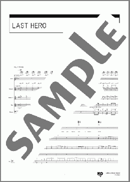 バンド楽譜】LAST HERO / BLUE ENCOUNT(バンドスコア 中級)