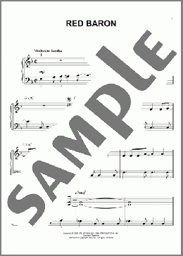 楽譜一覧】Red Baron - ヤマハ「ぷりんと楽譜」