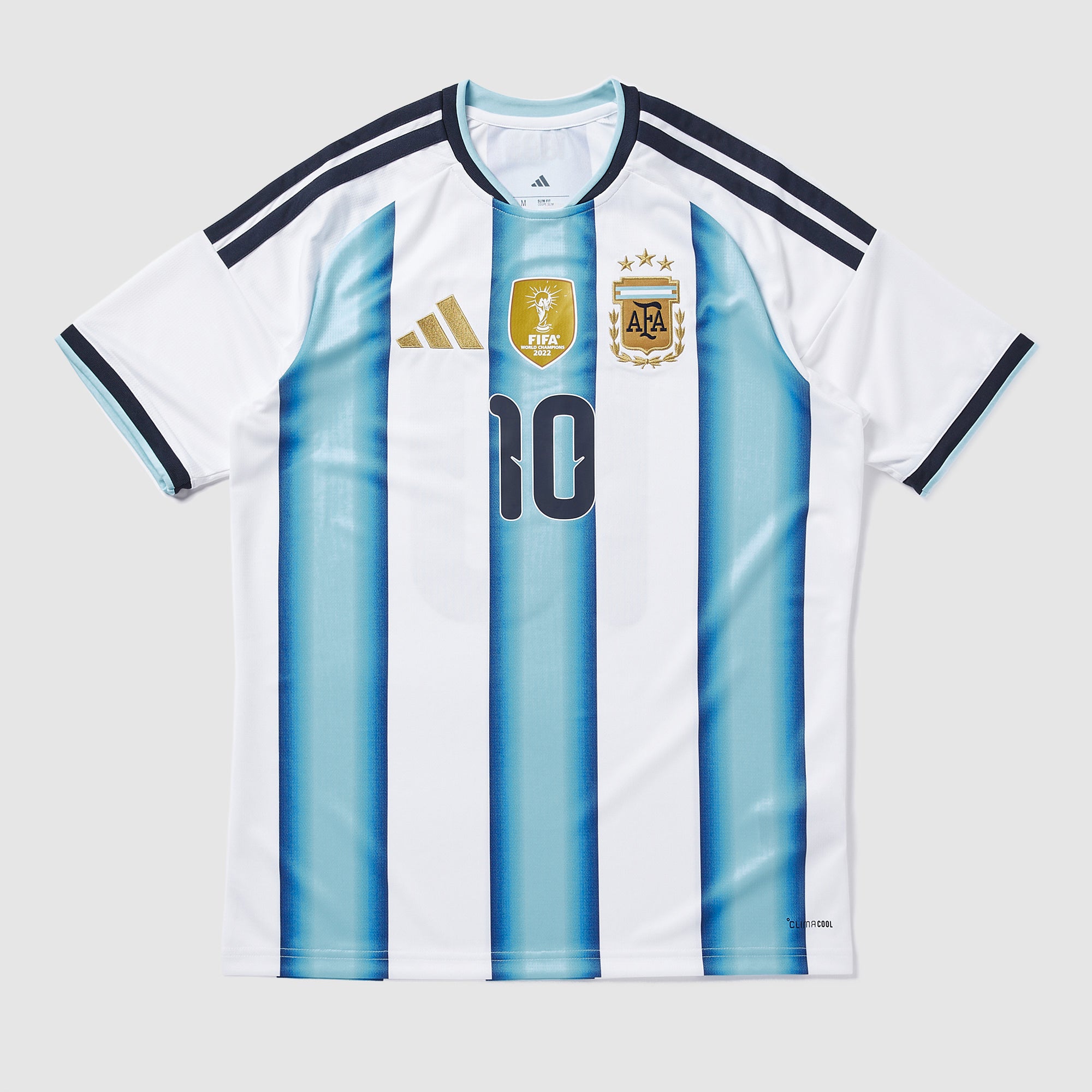 adidas Argentina 2026 Home Jersey With Messi 10 - White/Icey Blue