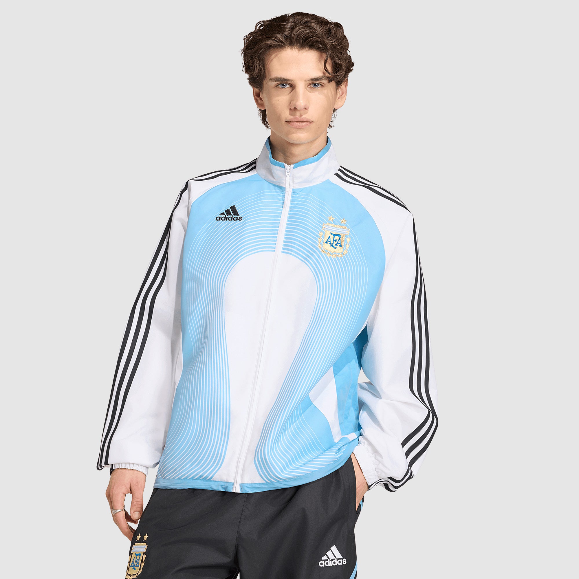 adidas Originals Argentina 2006 Home Track Top -White - Mens Replica