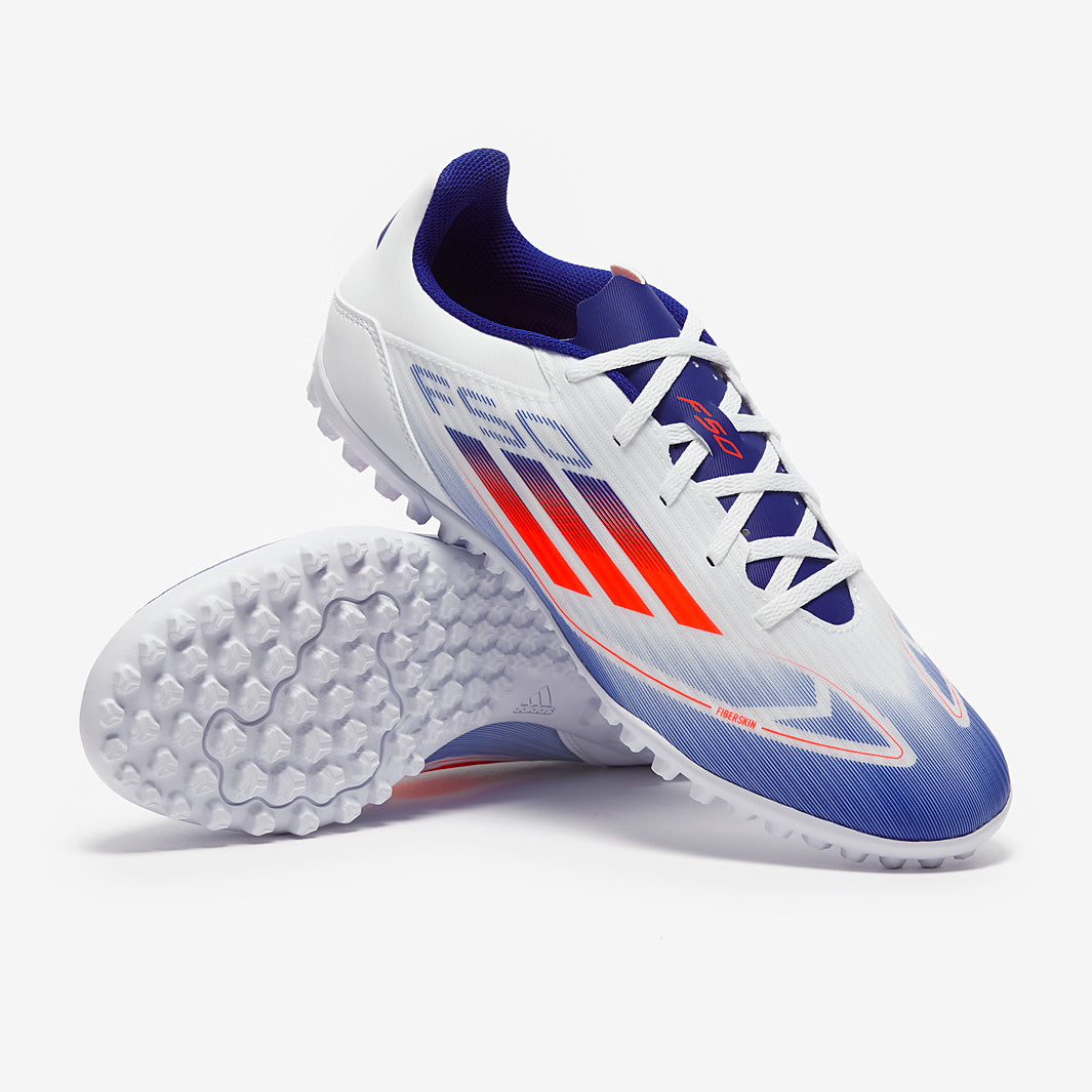 adidas F50 Club Turf - Ftwr White/Solar Red/Lucid Blue - Adult Boots
