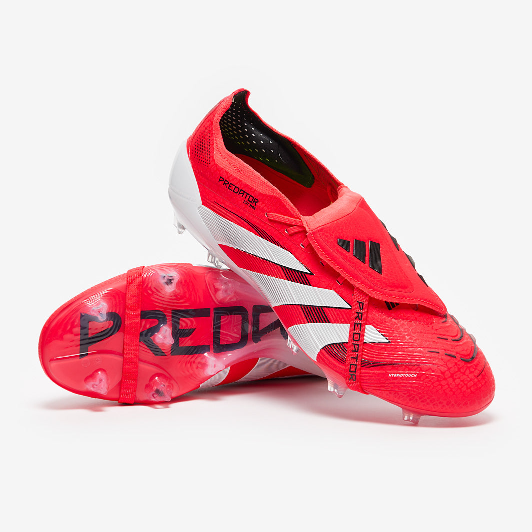 adidas Predator Elite Tongue Firm Ground - Lucid Red/White/Black