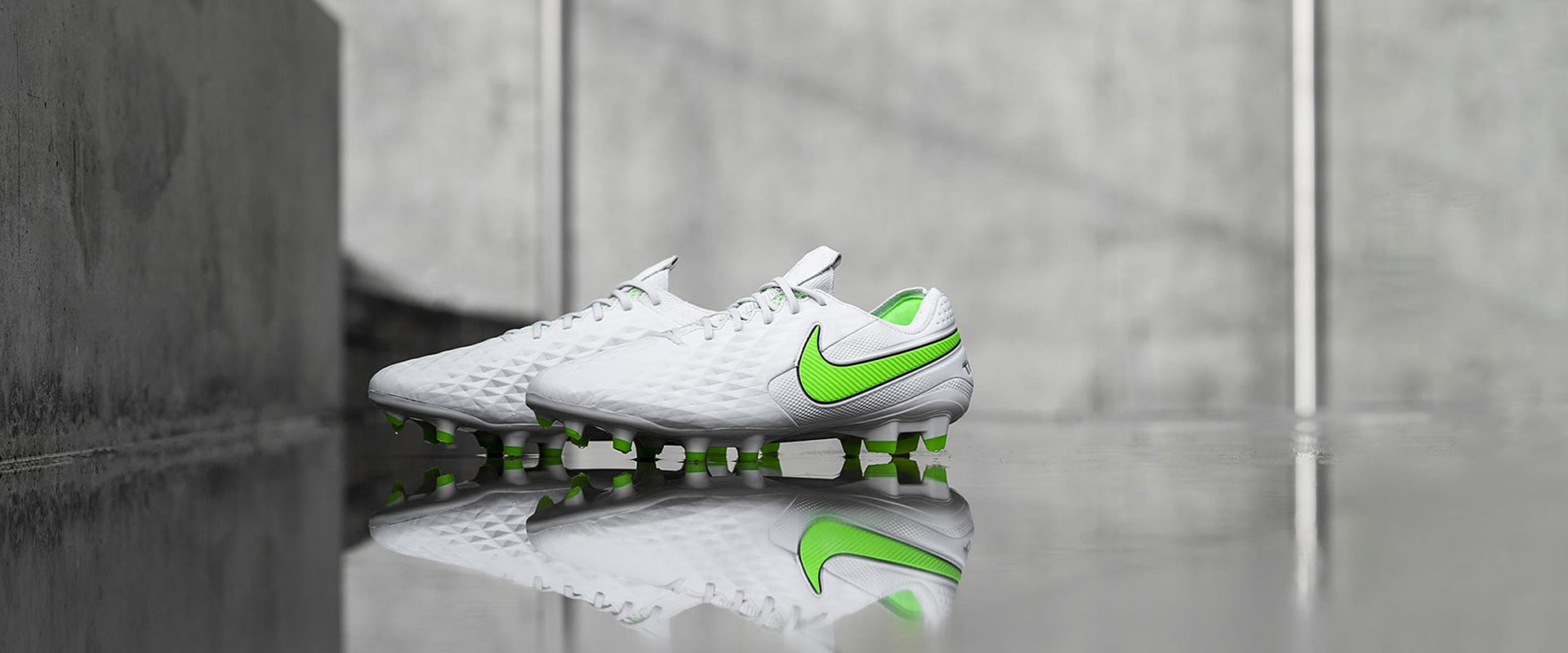 Nike Tiempo Legend VIII Elite FG - Platinum Tint/Rage Green - Firm