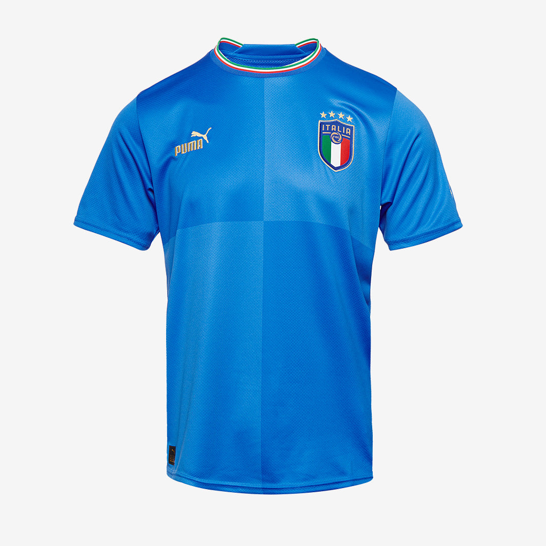 Puma Italy 2022 Replica Home Shirt - Ignite Blue/Ultra Blue - Mens