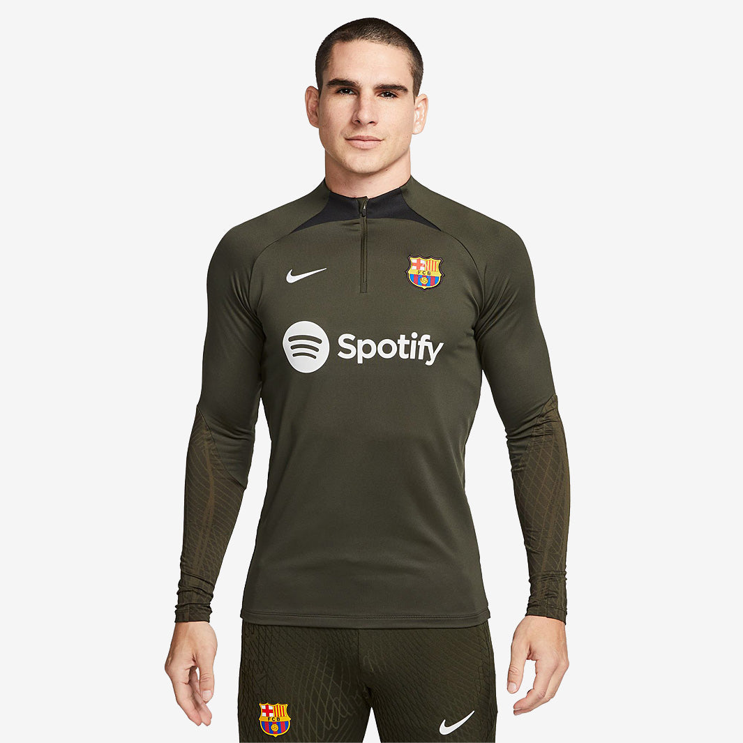 Nike FC Barcelona 23/24 Dri-Fit Strike Drill Top - Sequoia/Black