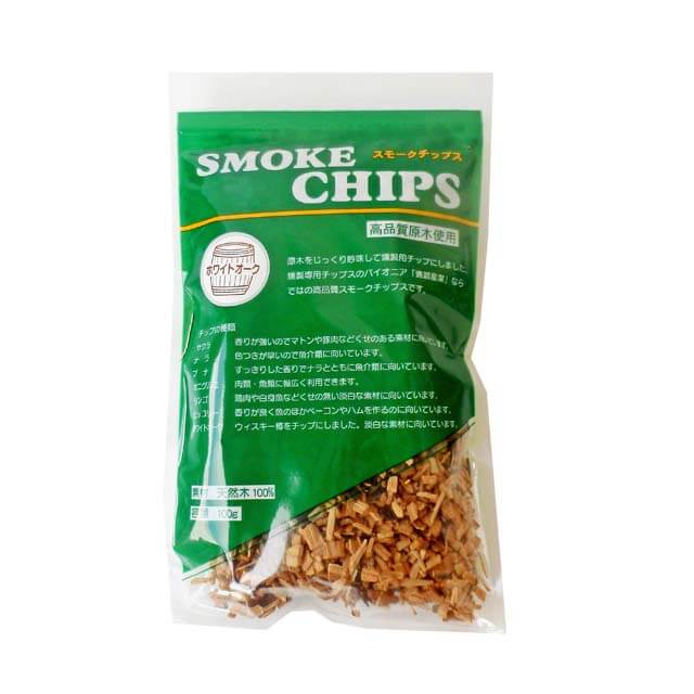 進誠産業 スモークチップス（ホワイトオーク） 100g｜プロフーズ