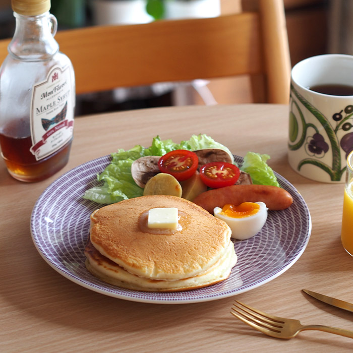 アラビア 24h アベック プレート 20cm パープル / ARABIA 24h Avec