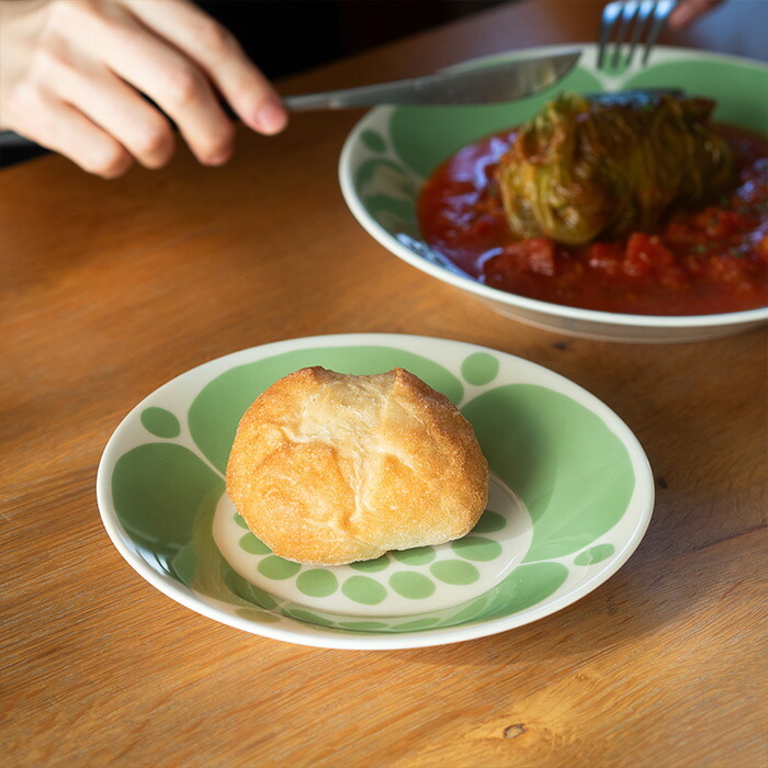 アラビア スンヌンタイ プレート 16.5cm ライトグリーン / ARABIA