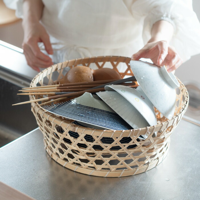 ピープルツリー 竹の手編みバスケット / People Tree | 食器と料理道具