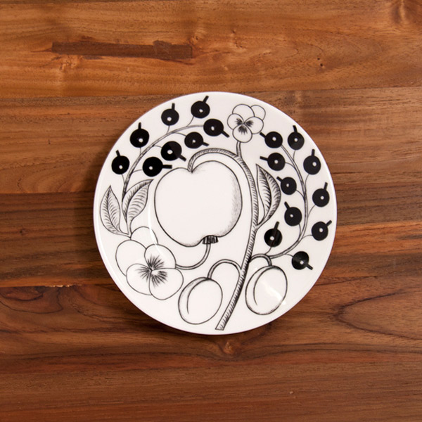 アラビア ブラック パラティッシ プレート 16.5cm / ARABIA Paratiisi