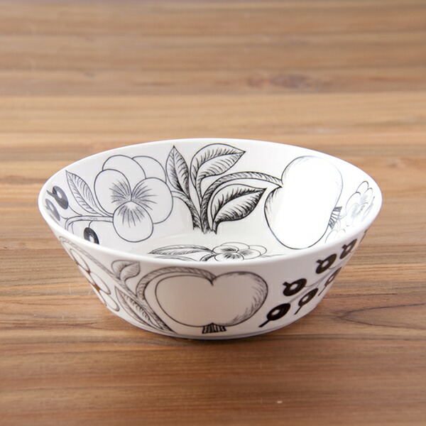 アラビア ブラック パラティッシ スープボウル / ARABIA Paratiisi