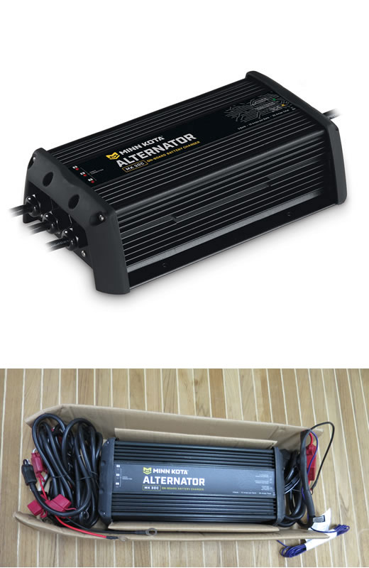 marine-j.com】□MINN KOTA/オルタネーターチャージャー30A/MK-3-DC/12