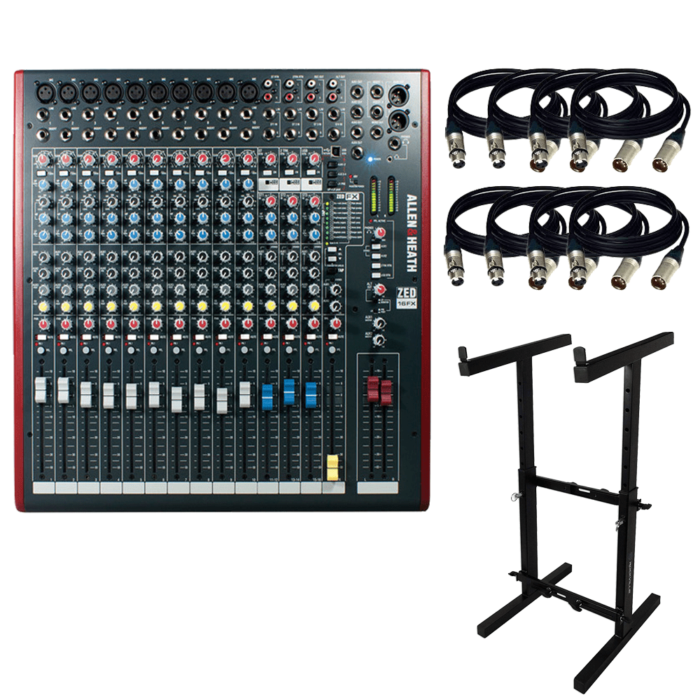 Allen & Heath ZED-16FX 16-Channel Recording and Live Sound Mixer