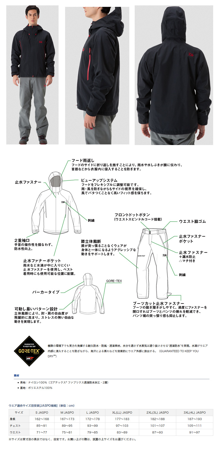 レイン/レインウェア/レインスーツ/○ゴアテックス プロダクト レイン