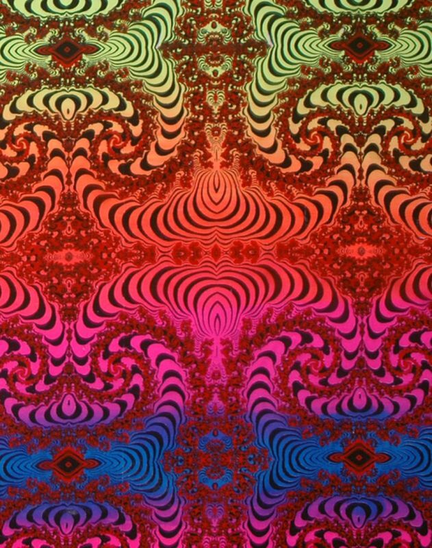 SPACE TRIBE - ユニセックス パーカー「Rainbow Fractal