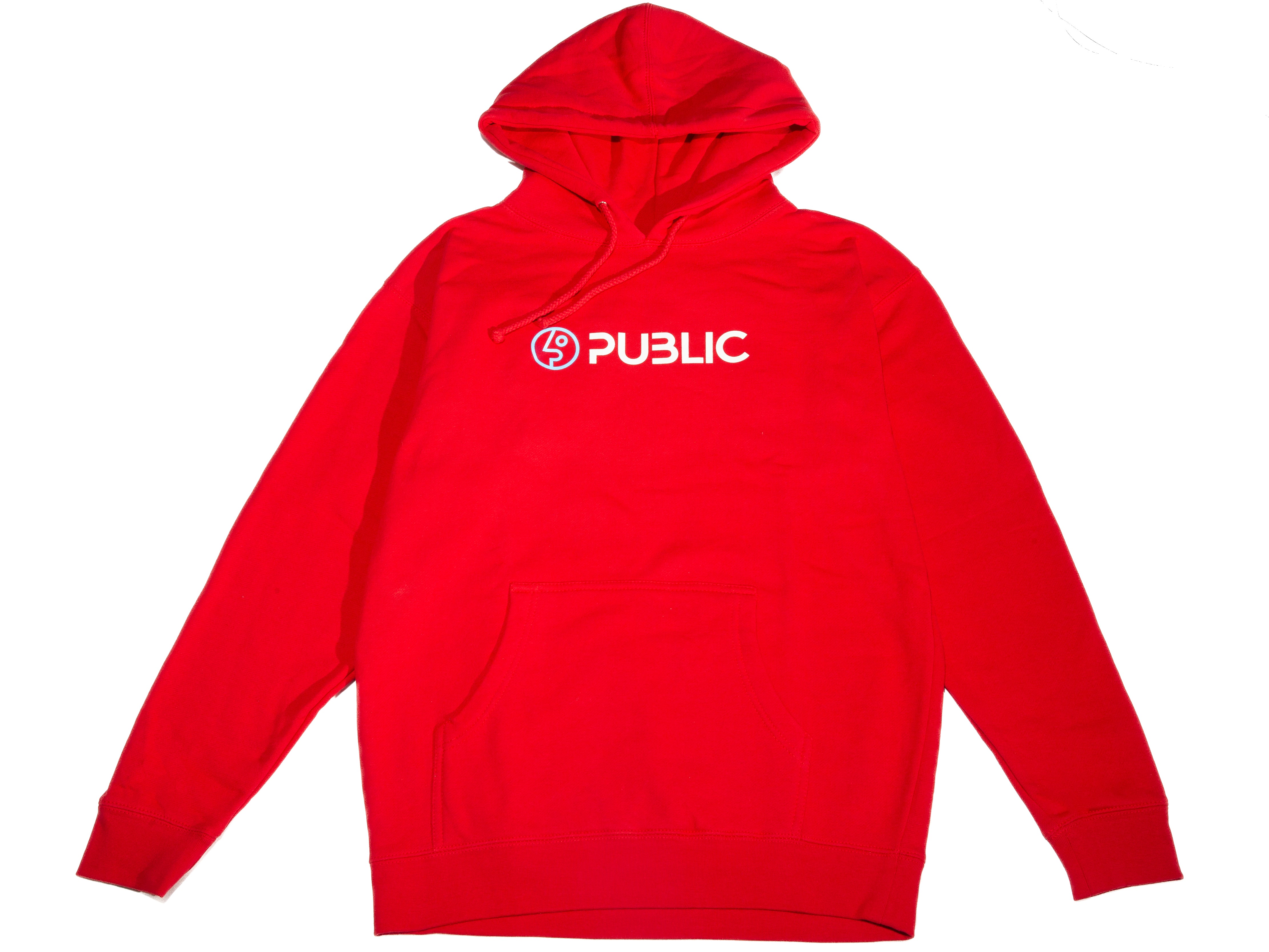 Logo Hoodie - Red – PUBLIC snowboards