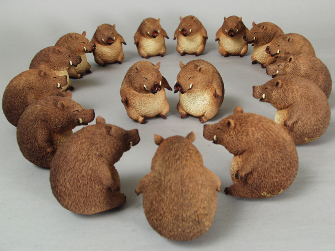 干支指人形 亥/朝隈 俊男