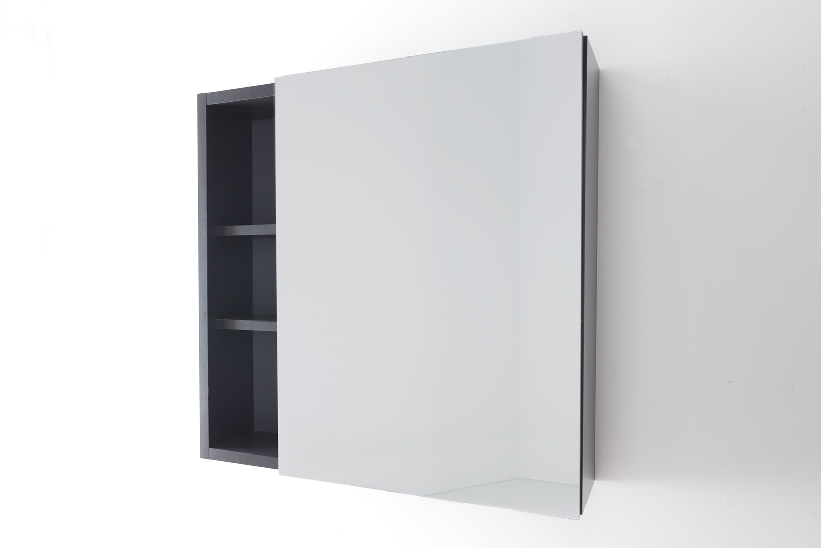 棚付きボックスミラー バーチ | KB-AC018-05-G141 | ミラー | 洗面