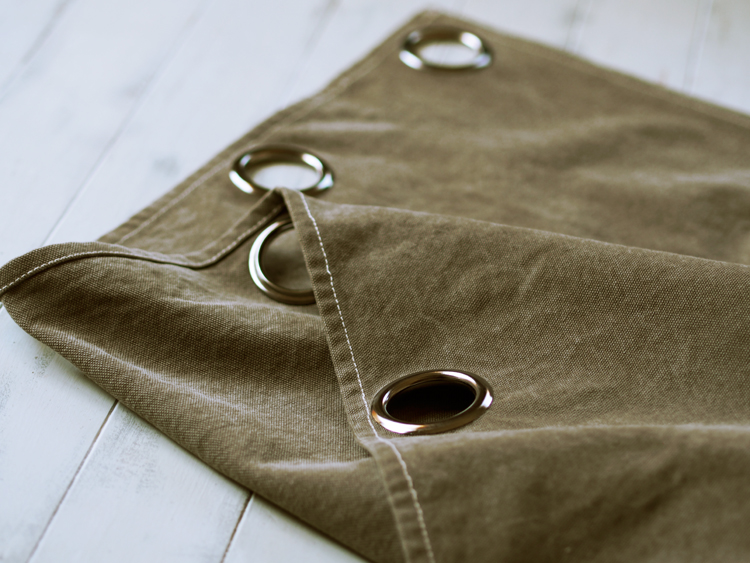 帆布カーテン ハトメ スタイル | DW-CB008-02-G114 | カーテン