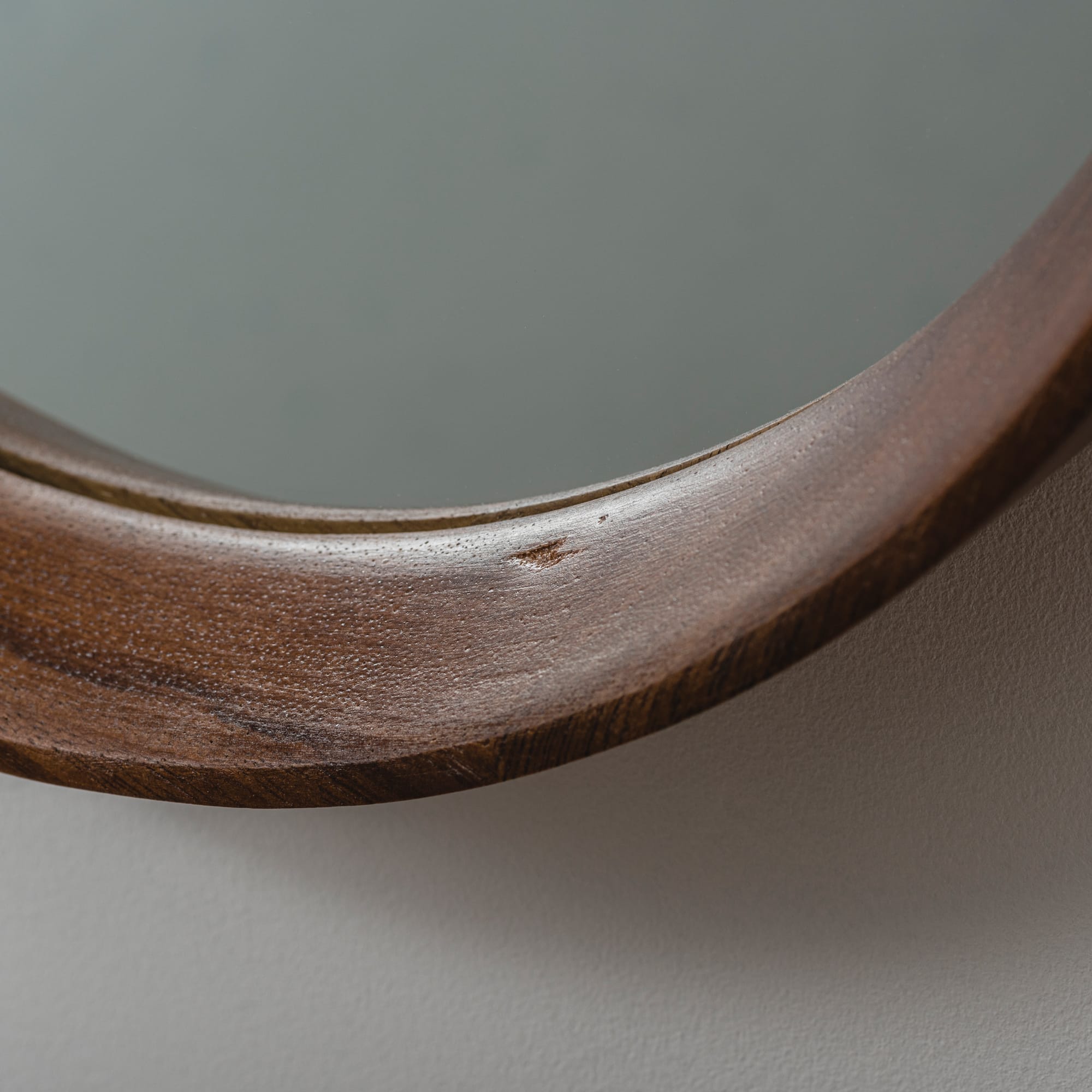 木製ラウンドミラー スクエア 600 | KB-AC019-03-G141 | ミラー | 洗面