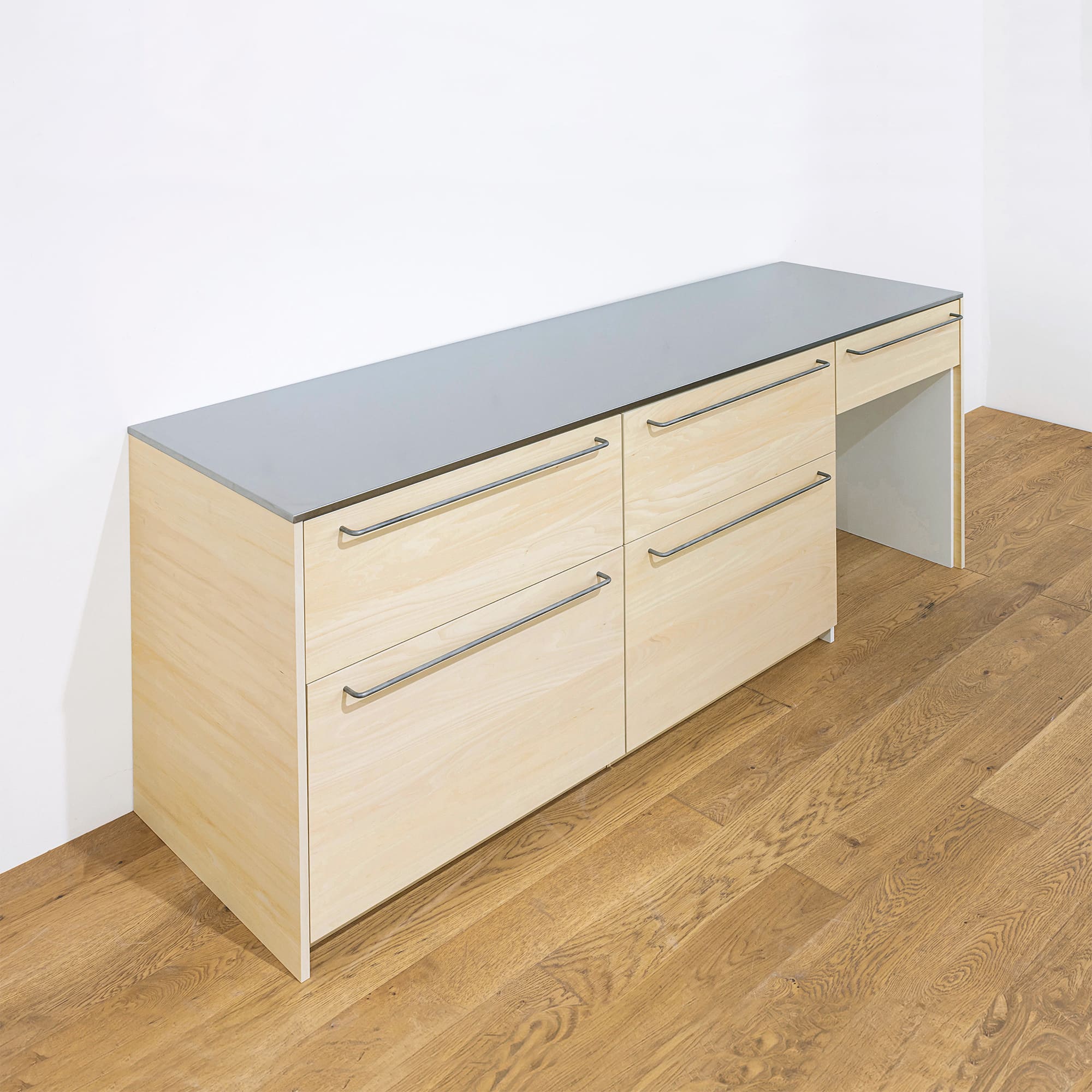 木製キッチンカウンター サイドパネル | KB-KC023-18-G183 | キッチン