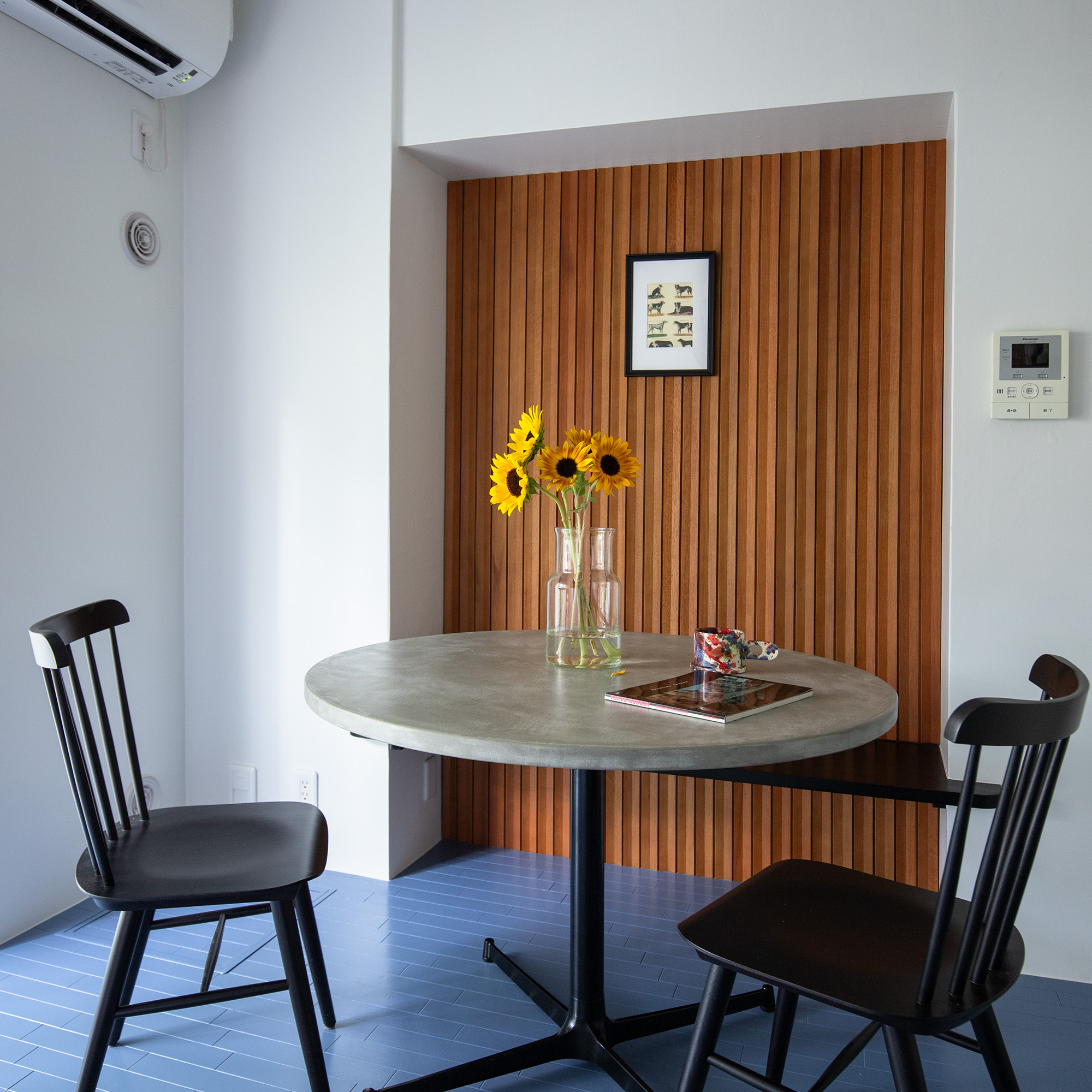 モルタル天板 丸 φ800 グレー | PS-TT010-04-G173 | テーブル天板