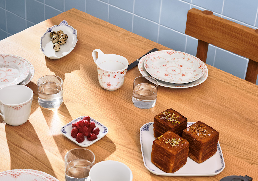 CORAL FLUTED HALF LACE|ロイヤル コペンハーゲン 公式オンラインストア