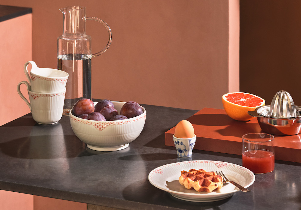 CORAL FLUTED HALF LACE|ロイヤル コペンハーゲン 公式オンラインストア