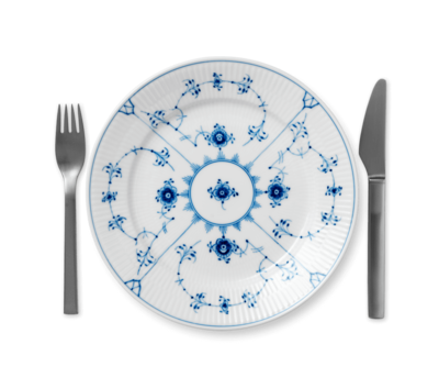 ブルーフルーテッド プレイン プレート 22cm|ロイヤル コペンハーゲン