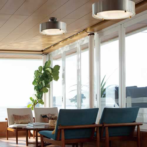 HERMOSA NEIL CEILING LAMP ニールシーリングランプ（SILVER）CM-009N