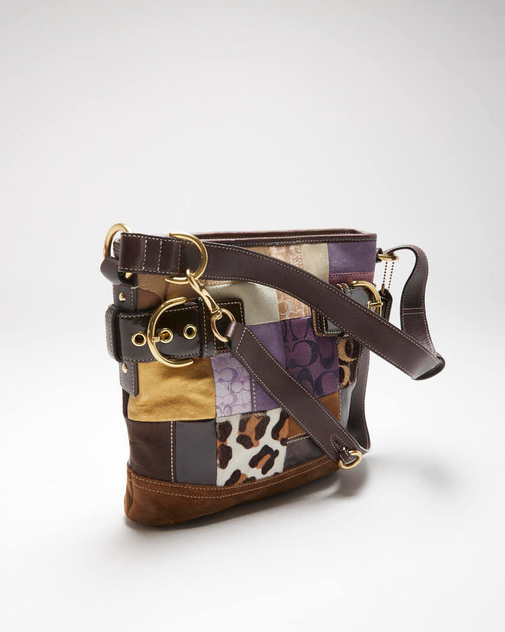 Vintage Y2k 00s Coach Patchwork Handbag – Rokit