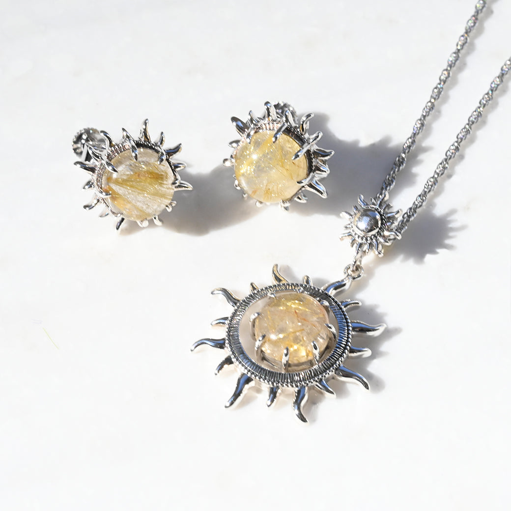 SV ルチルクォーツ 太陽のペンダント – 碌山ショップ