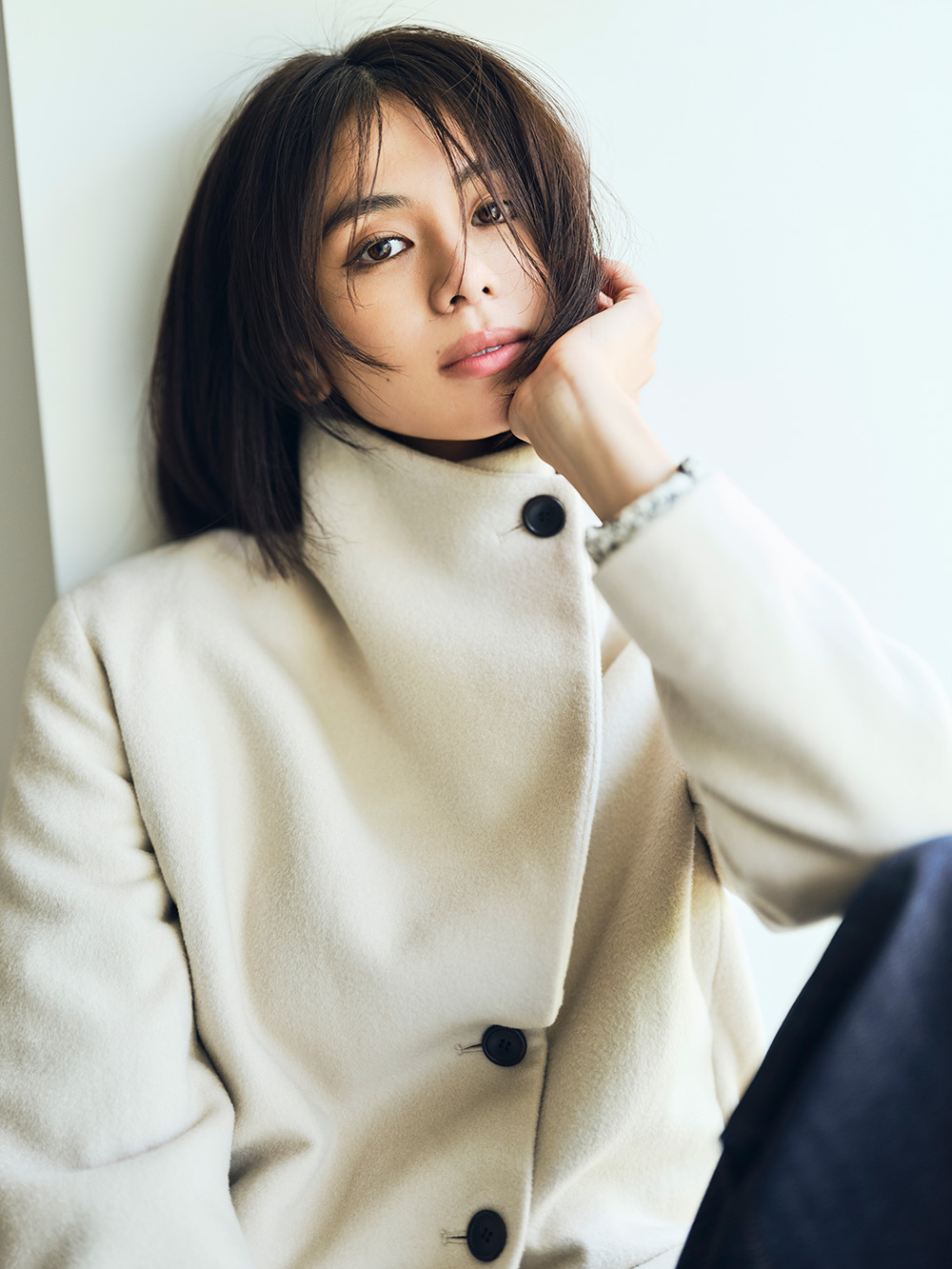 名品「プレミアムカシミヤコート」 - Session with Harumi Sato | ROPÉ