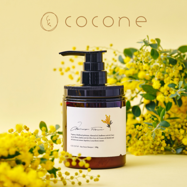 限定品】「COCONE(ココネ)」クレイクリームシャンプーにミモザの香り