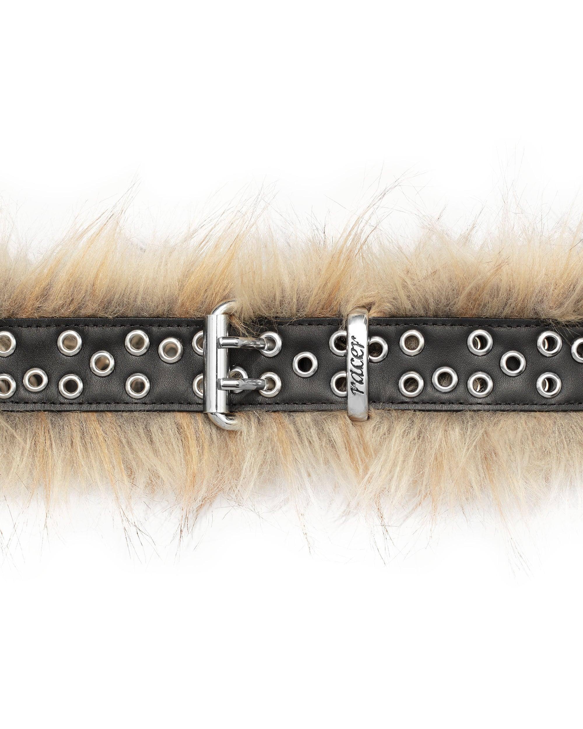 Fur Leather Belt – Racer Worldwide