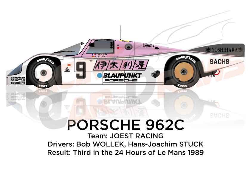 Porsche 962C n.9 24 Hours of Le Mans 1989
