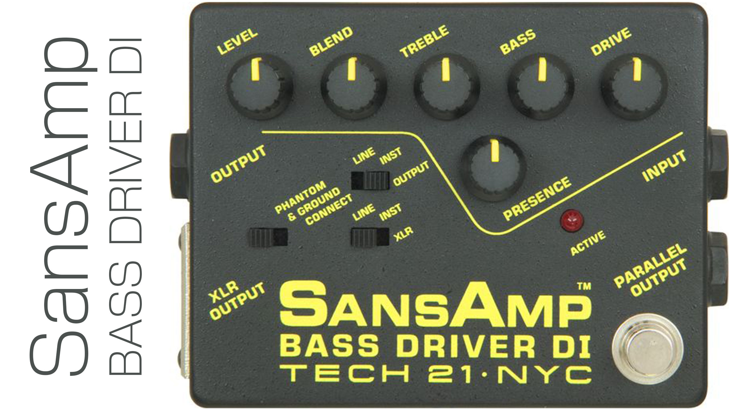 定番のベースおすすめエフェクター／プリアンプ SansAmp BASS DRIVER DI
