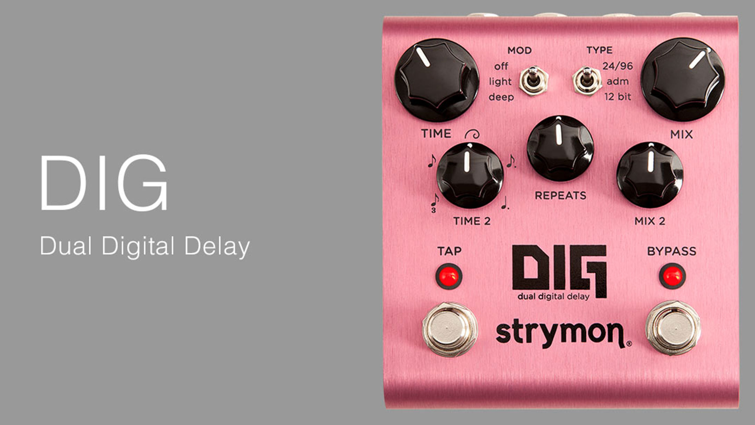 プロミュージシャンから大絶賛のディレイエフェクター。strymon DIG