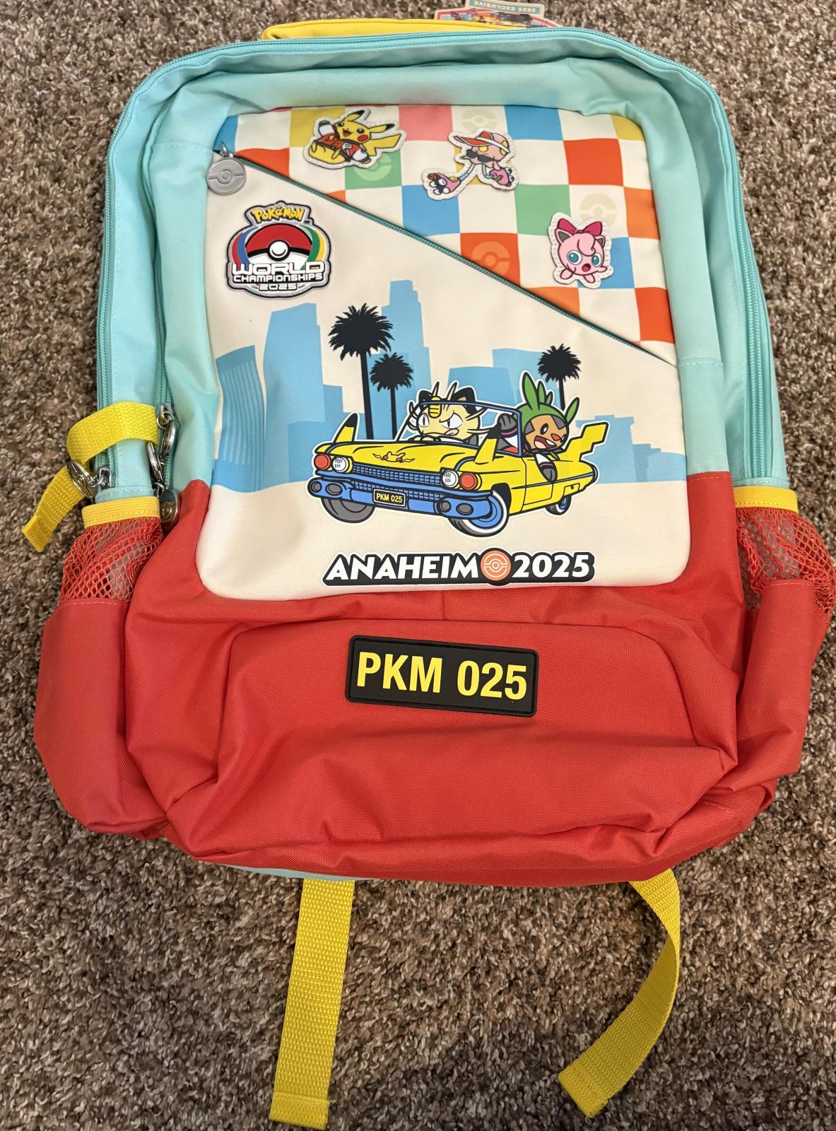 WCS 2025 ポケモン アナハイム ボストンバッグ ピカチュウ WCS2025