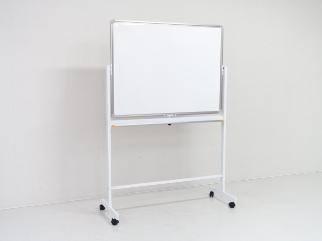 新品｜【新品】脚付両面ホワイトボード（ホーロー／スチール板面）N