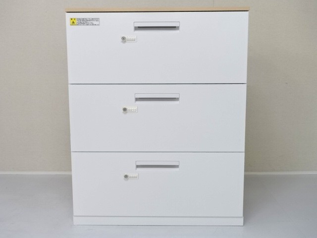 中古｜内田洋行｜ハイパーストレージHS｜3段ラテラル書庫